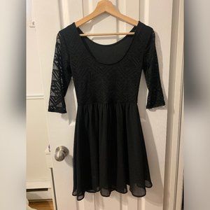 H&M Black Mini Dress